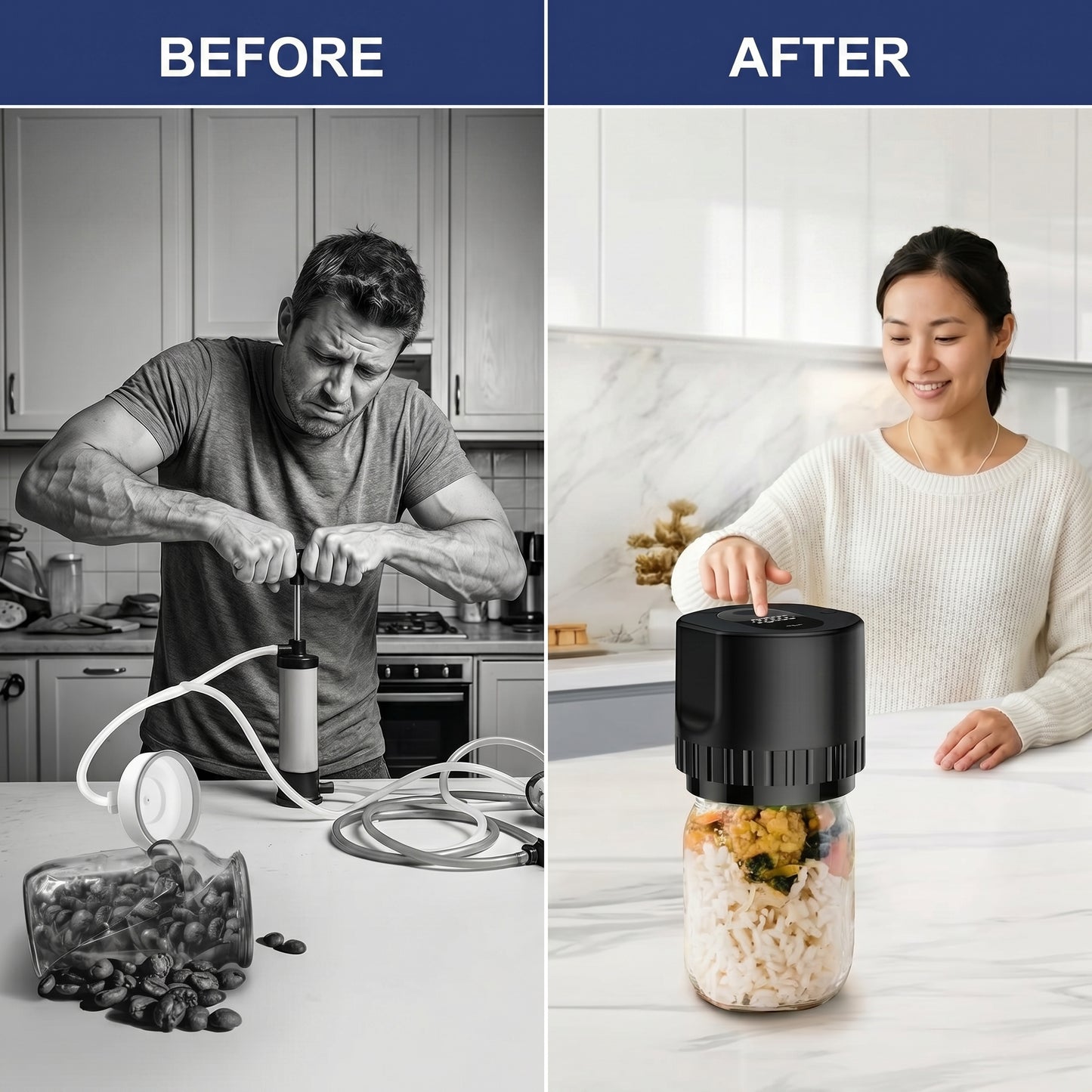 Mason Jar Vacuum Sealer