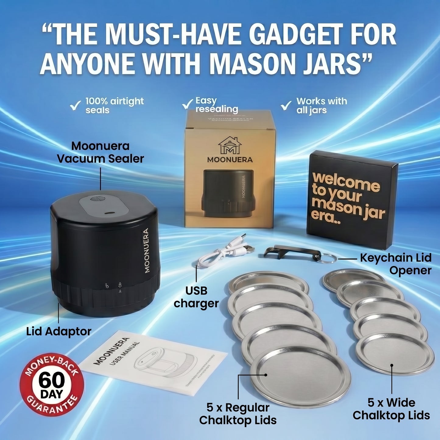 Mason Jar Vacuum Sealer
